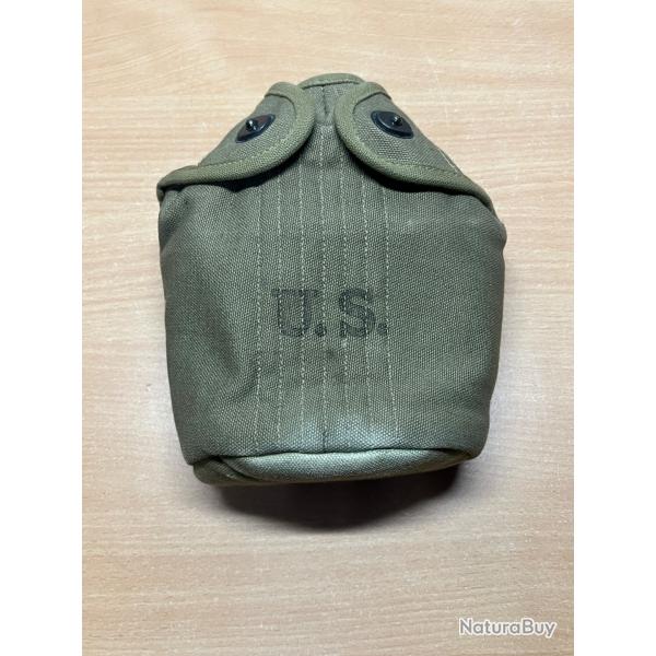 Ancienne housse de gourde US WW2