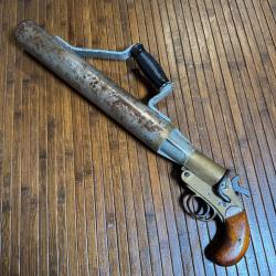 RARE VÉRITABLE PISTOLET SCHERMULY DE MARINE LANCE AMARRE MODELE 1920