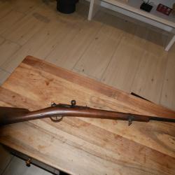 Fusil GRAS 1874 non modifié M80 transformé chasse Cal 24