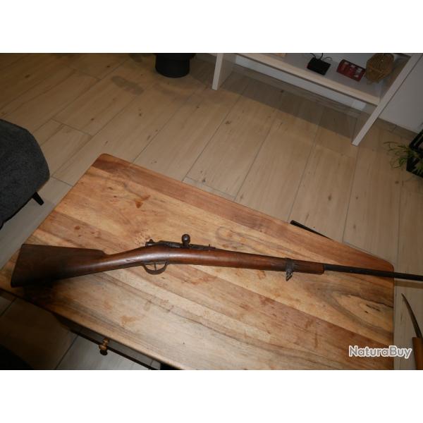 Fusil GRAS 1874 non modifi M80 transform chasse Cal 24