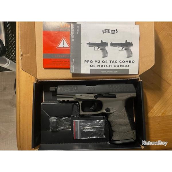 Pistolet walther PPQ M2 Q4 Tac Combo set Umarex cal 4.5 mm