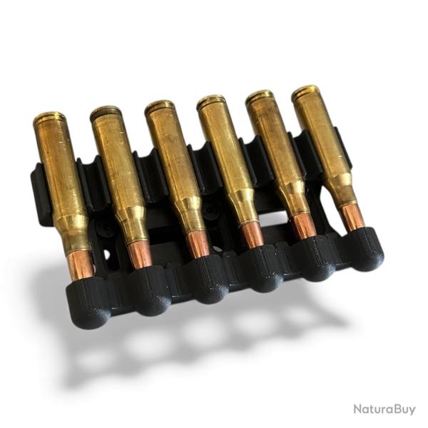 PORTE CARTOUCHES Ajustable Cal 308win Fixation M-Lock Fourni