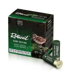 Munitions ROTTWEIL GAME EDITION BECASSE Cal.12/70 34g N°9 par 75
