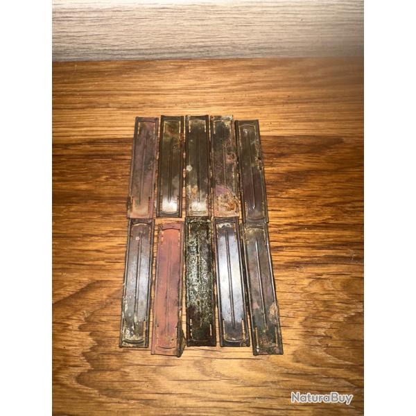 Lot de 10 lames chargeur clip G98 mauser