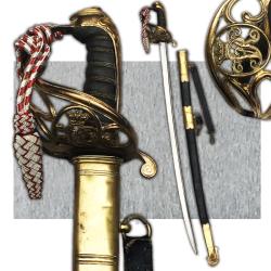 TRES RARE & BEAU SABRE ANGLAIS DES INDES VICTORIENNES COLONIALE BRITANNIQUE XIX ORIGINAL