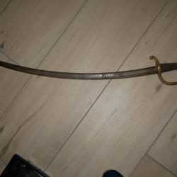 Sabre d'Artillerie à Cheval 1829 dans son jus de découverte