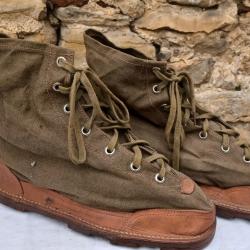 PAIRE DE SUR-CHAUSSURE CLOUTES CHASSEUR ALPIN MILITARIA ww1 armée