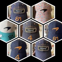 Casquette Brodee McLaren F1 Racing Formula 1 Team, Modele: Au Choix