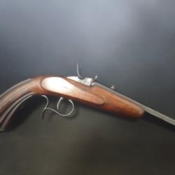 Pistolet de salon / de tir ? 6 mm Flobert (bosquette), fin XIX? siècle