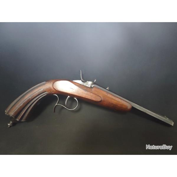 Pistolet de salon / de tir ? 6 mm Flobert (bosquette), fin XIX? sicle