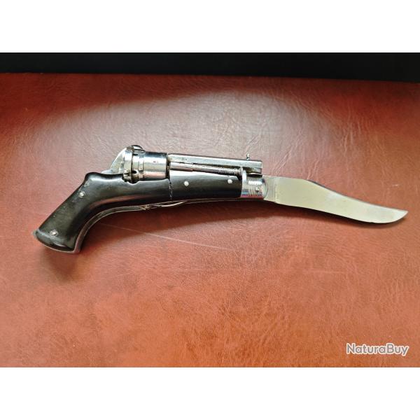 Couteau-revolver Sigaud & Barnerias 5 mm pinfire - pice de collection