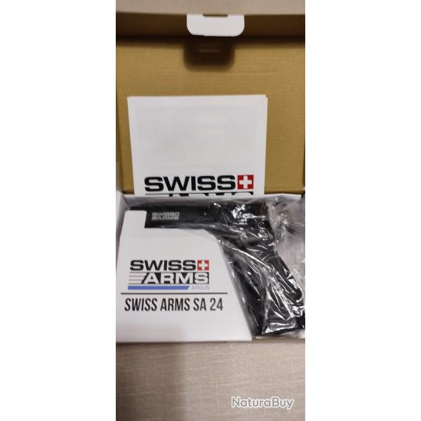 Pistolet Swiss Arms SA-24 Taurus PT24/7 mtal CO2 4.5mm BB'S (2,6 joules) Neuf