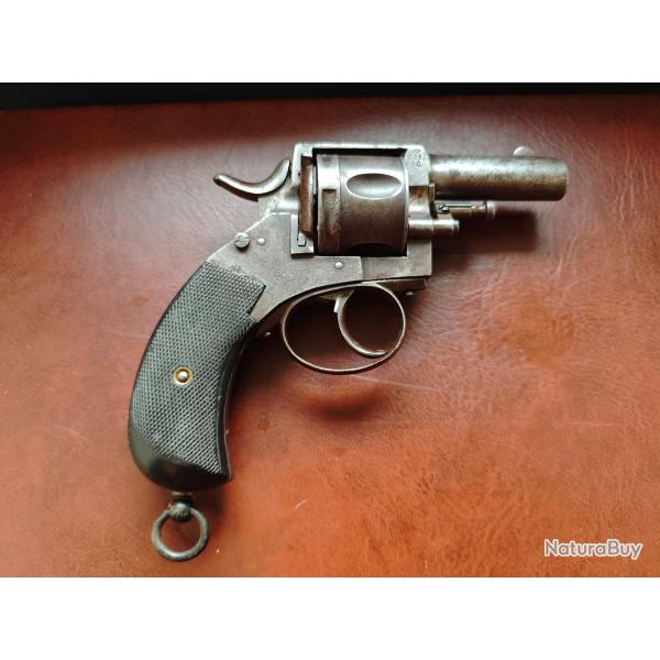 Revolver de collection British Bulldog, fabrication ligeoise XIXe sicle. cal.450