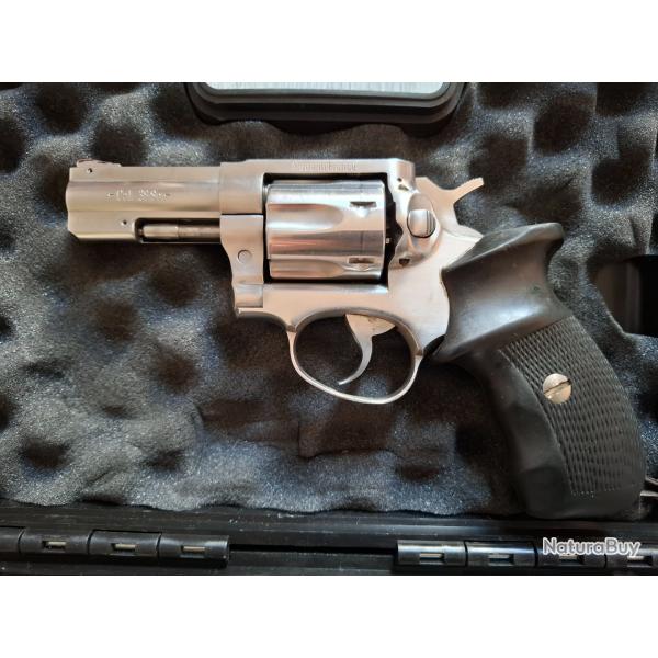 Manurhin MR88 Police 3 pouces .38 Special - inox - trs bon tat