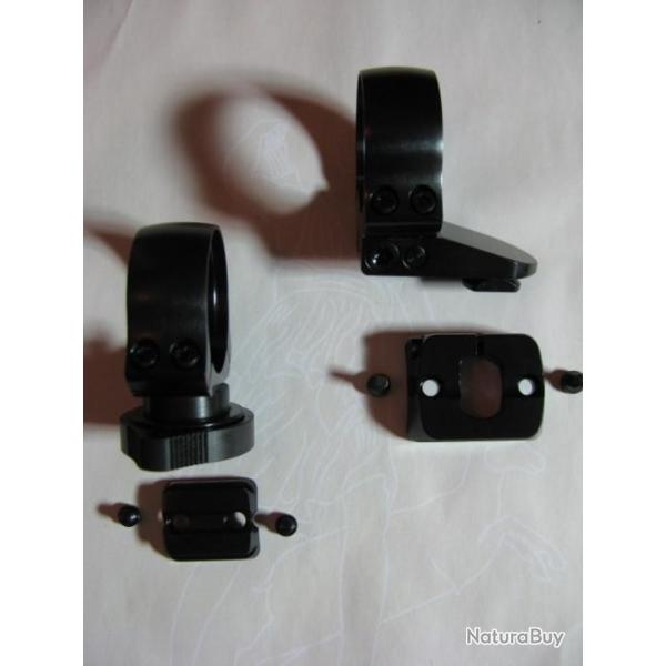 Montage pivotant HMS avec colliers de 30 mm pour Heym SR20