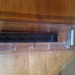 Rail weaver pour Browning BAR ou Benelli Argo aluminium matte fabrication Warne