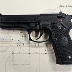 pistolet beretta 92 F cal 9mm