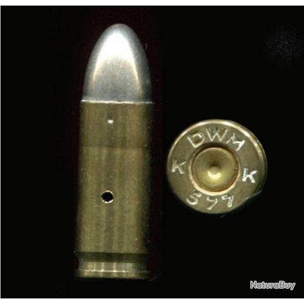 9 x 23 Steyr - Int�ressant marquage : DWM K 577 K - balle nickel