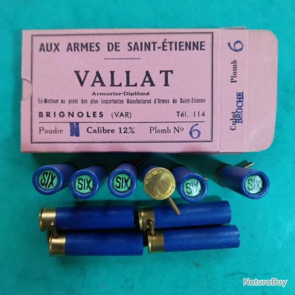 Bo�te de cartouches � broche cal. 12 mm.