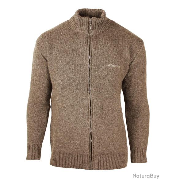 Cardigan en maille pique full zip 123717U002 XL
