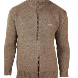 Cardigan en maille piquée full zip 123717U002 3XL