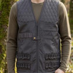 Gilet de Chasse LEDERTYS Sp&eacute;cial Munitions LY0204 Cartouchi&egrave;re Haute Capacit&eacute;. Carnier et &Eacute;paules Ma