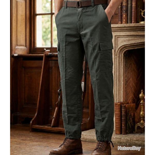 LEDERTYS LY0408 -- Pantalon treillis kaki : robustesse et libert� de mouvement 46