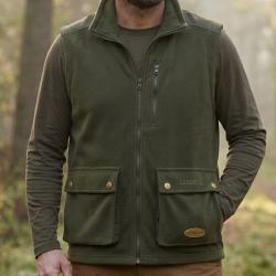 Gilet de chasse polaire LEDERTYS LY0304 Kaki - Chaleur, Robustesse et Libert&eacute; de Mouvement XL