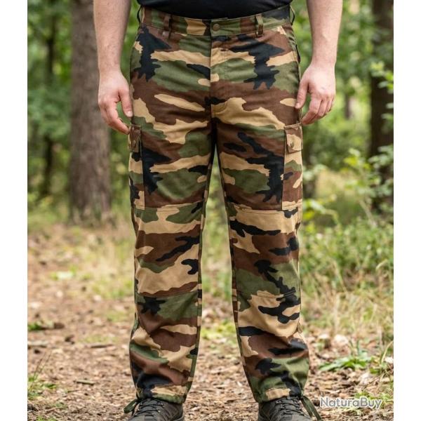 LEDERTYS LY0409 -- Pantalon treillis camouflage Centre-Europe : r�sistance tout-terrain 54