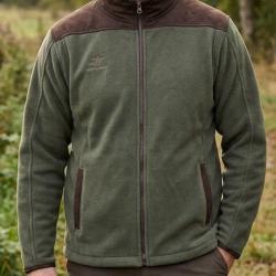 WINCHESTER JULIUS1 Veste polaire vert isolation sherpa et finitions su&eacute;dine