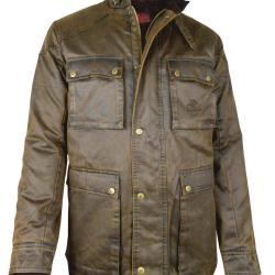 Parka doublée en coton enduit NEVERM L