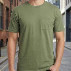 Tee-shirt Manches Courtes Homme Challenger Sherif4 Kaki L