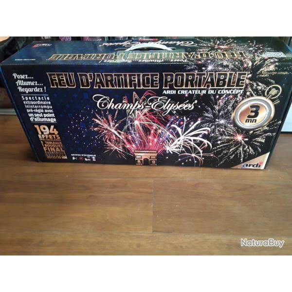 Feu d'artifice Ardi portable CHAMPS ELYSEES 3mn