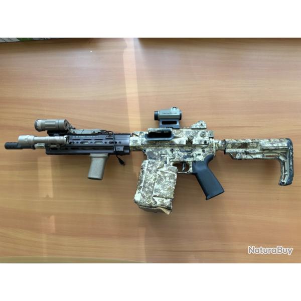 R�plique airsoft MCR Double Eagle AEG en l'�tat - 1� sans prix de r�serve !!