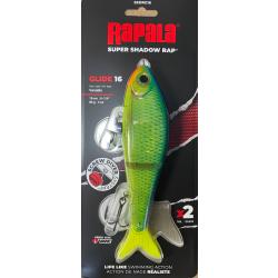 Poisson-nageur Rapala Super Shadow Rap Glide - 16Cm Parrot