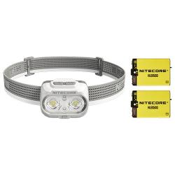 Lampe Frontale Nitecore UT27 PRO Blanche - 800 Lumens livrée avec 2 batteries HLB1500 - version 2025