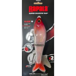 Poisson-nageur Rapala Super Shadow Rap Glide - 16Cm Red Head