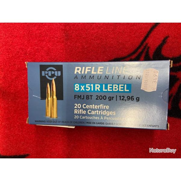 Partizan 8x51 R Lebel FMJ 200 grs