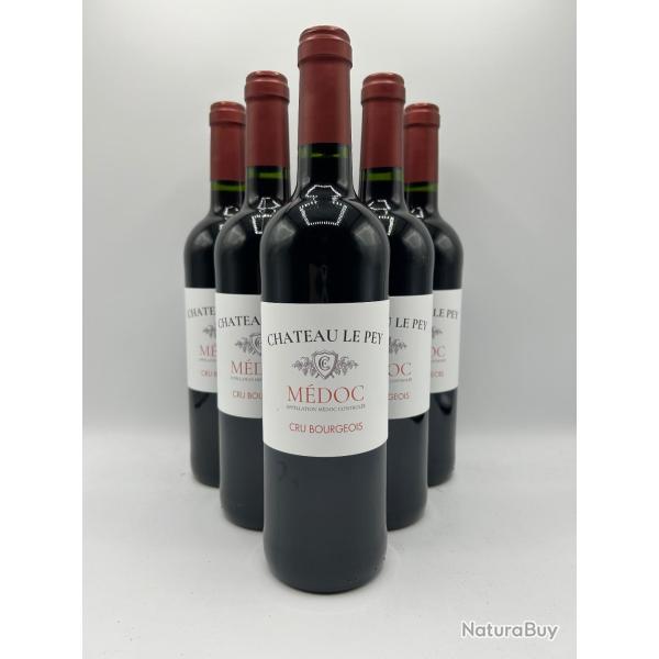 2020 Ch�teau le Pey M�doc Cru Bourgeois Rouge - 6 Bouteilles