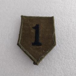 Patch arm&eacute;e us 1st INFANTRY DIVISION KAKI ORIGINAL