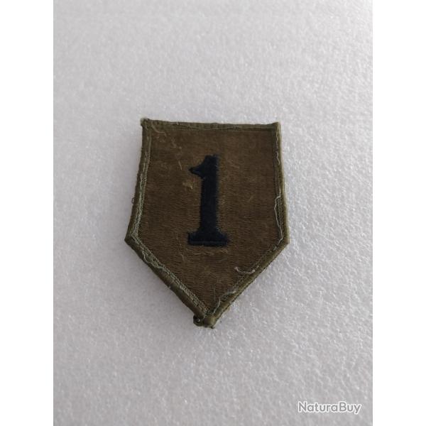 Patch arm�e us 1st INFANTRY DIVISION KAKI ORIGINAL