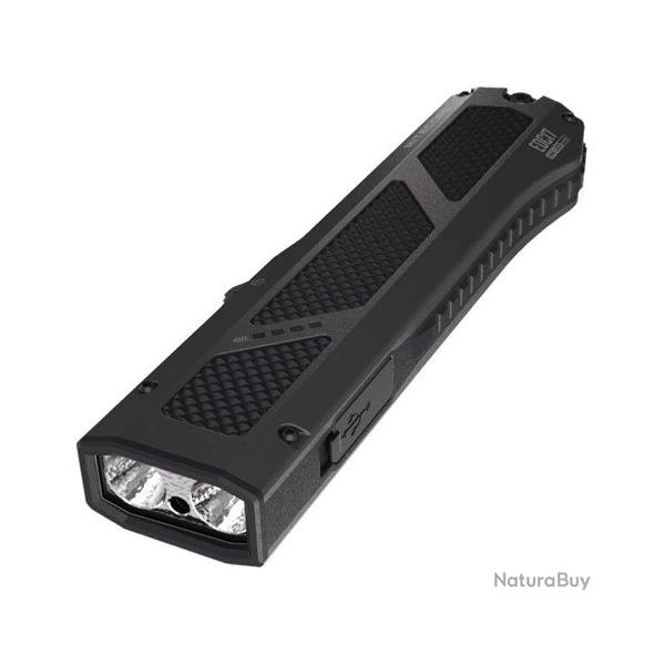 Lampe Torche Nitecore EDC17 - 1500 Lumens - LED Blanche + UV + Laser Vert - Design Plat Rechargeable