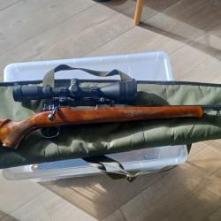 Vends Carabine à Verrou Brno 7x64 avec lunette Affut Bushnell.