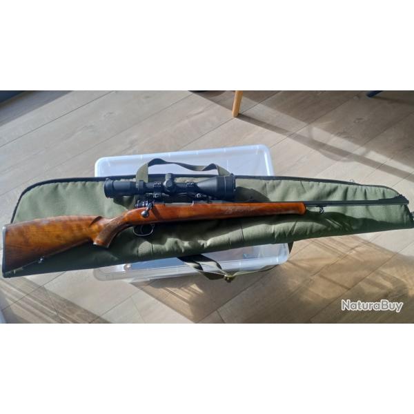 Vends Carabine  Verrou Brno 7x64 avec lunette Affut Bushnell.