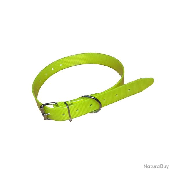 Collier HELEN BAUD ECO POLYURETHANE JAUNE 650mm x 25mm x 2.5mm