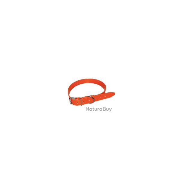 Collier HELEN BAUD ECO POLYURETHANE ORANGE 650mm x 25mm x2.5mm