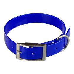 COLLIER HELEN BAUD BIOTHANE BIOGOLD BLEU 450mm x 19mm x 2.6mm