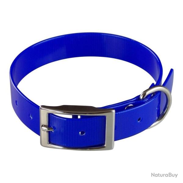 Collier HELEN BAUD BIOTHANE BIOGOLD BLEU 450mm x 19mm x 2.6mm