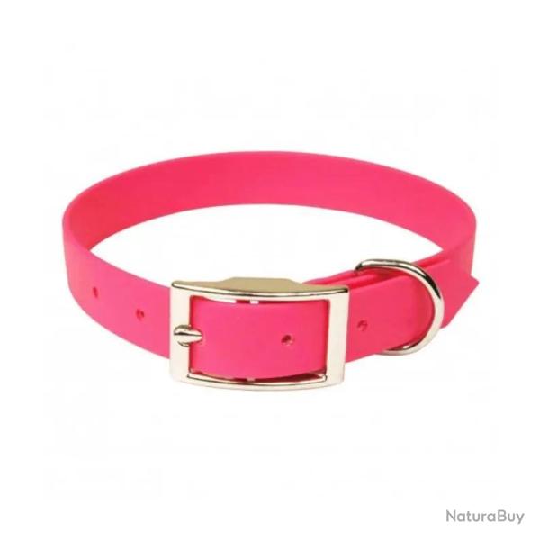 Collier HELEN BAUD BIOTHANE BETA ROSE 450mm x 19mm x 2.6mm
