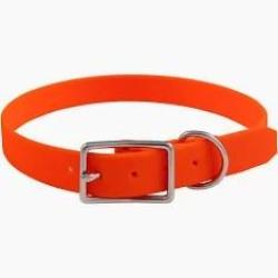 Collier FLUO BIOTHANE BETA ORANGE 450mm x 19mm x 2.6mm
